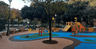 testaccio area giochi inaugurata