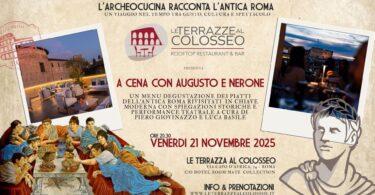 eventi a roma a cena con augusto e nerone
