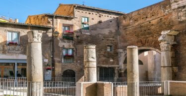 riqualificazione portico d'Ottavia e via veneto