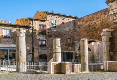 riqualificazione portico d'Ottavia e via veneto