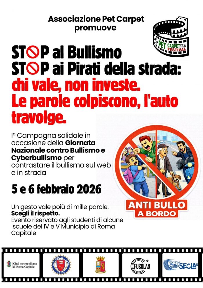 stop al bullismo stop ai pirati della strada