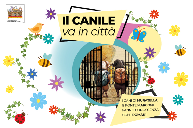 il canile va in citta villa borghese