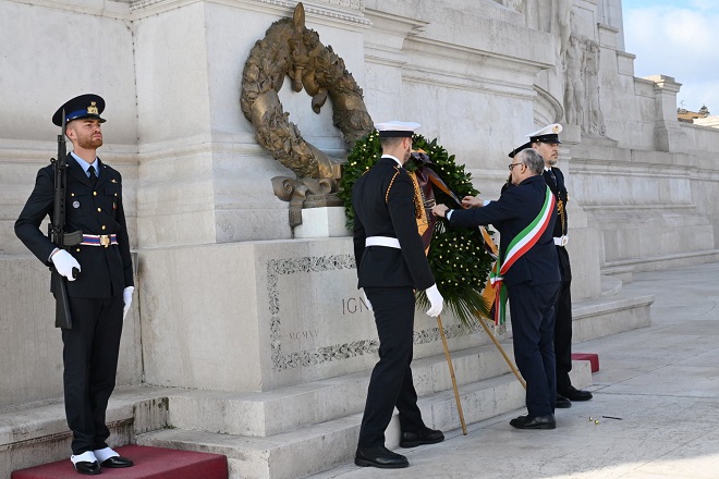 natale di roma gualtieri milite ignoto