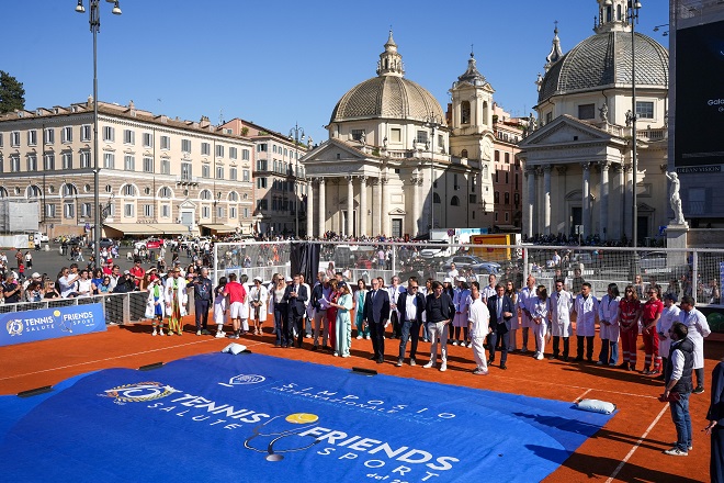tennis & friends piazza del popolo